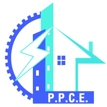 شعار شركة التخطيط والاحتراف للمقاولات P.P.C.E.